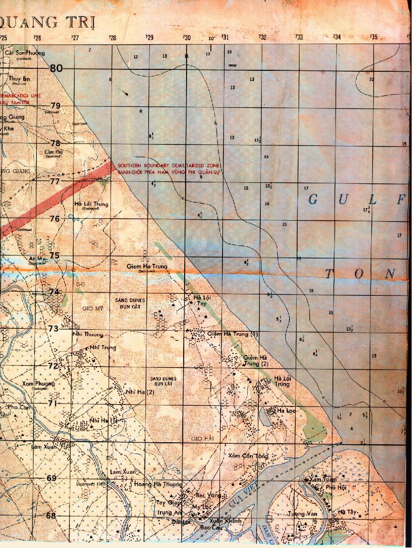 Vietnam War Map 1967 MADAGUI LAM DONG Province 6531 - IV L7014 By A.M.S